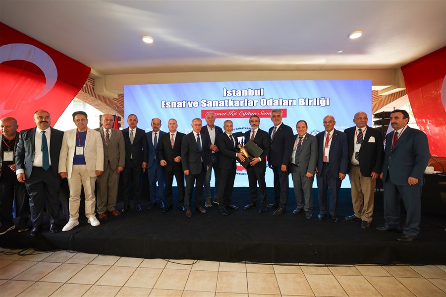 İstanbul Esnaf ve Sanatkârlar Odaları Birliğince Hizmet İçi Eğitim Semineri Düzenlendi