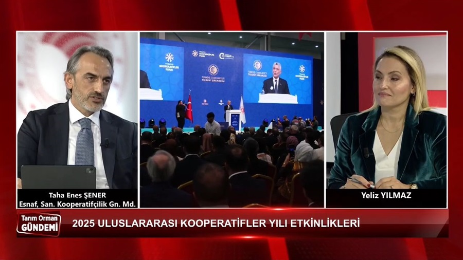 Genel Müdürümüz Sayın Taha Enes ŞENER, Tarım TV'ye Konuk Olarak Önemli Bilgiler Verdi