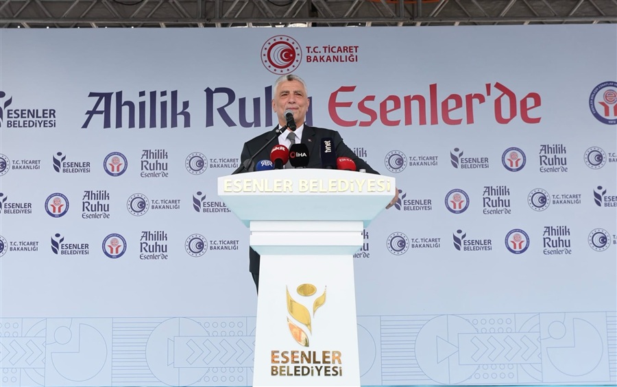 Ticaret Bakanımız Sayın Prof. Dr. Ömer Bolat, Esenler'de Düzenlenen 39. Ahilik Haftası Açılış Törenine Katıldı